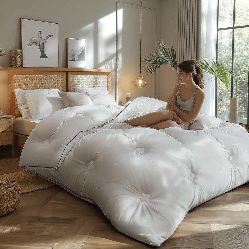 The FLORÉ Over Sized Summer Cooling Comforter Set