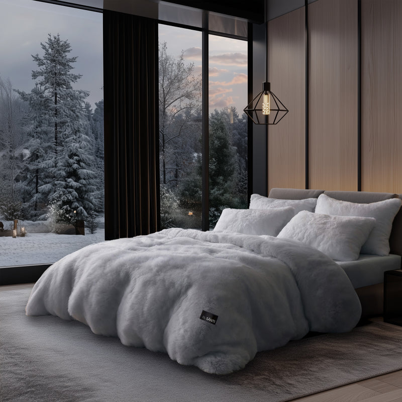 CYRA Long Velvet Bedding Set