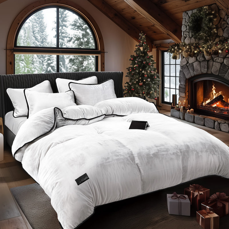 Kefalonia Autumn Velvet Bedding Set